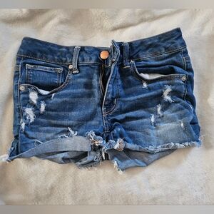 American Eagle Outfitters Blue Denim Shorts